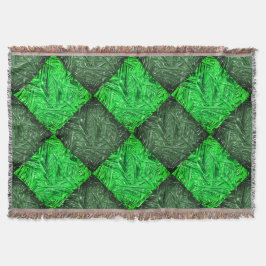 Xadrez verde falsa grama ou folhas de coqueiro. decke