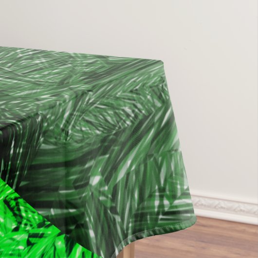 Xadrez verde falsa grama ou folhas de coqueiro. tischdecke (Beispiel)