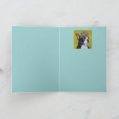 Xan die Boston Terrier Card Karte (Innenseite)