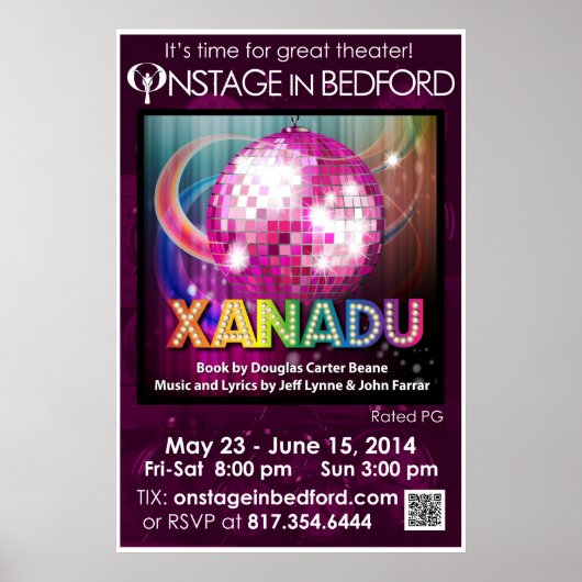 XANADU Poster (Vorne)