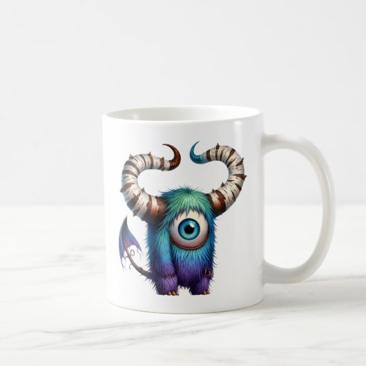 Xander - Eine mit Augen Monster-Tasse Kaffeetasse (Rechts)