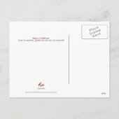 Xanderism #129 Weihnachtspostkarte Naughty&Nice Feiertagspostkarte (Rückseite)