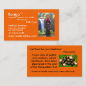 Xango Gesundheit Visitenkarte (Vorne/Hinten)