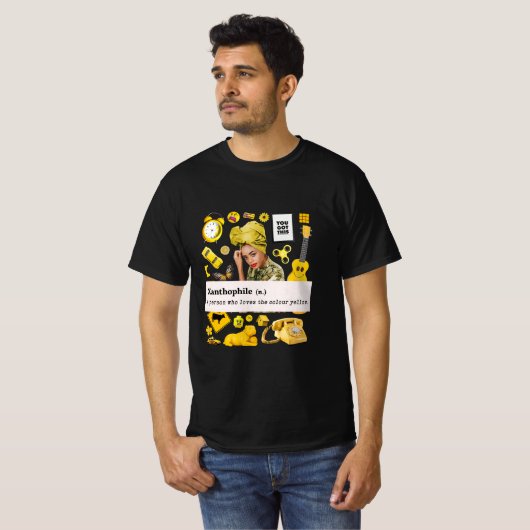 XANTHOPHILE YELLOW ELEMENT GELB LOW T-Shirt (Vorne ganz)