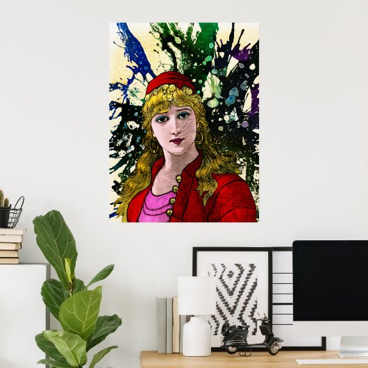 Xanthyra von Michael Moffa Poster (Heimbüro)