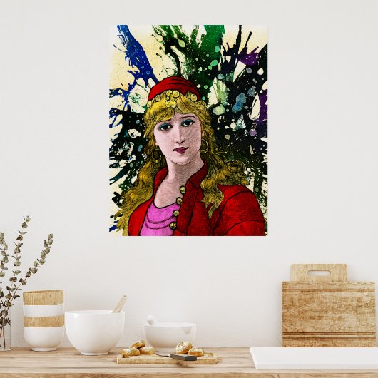 Xanthyra von Michael Moffa Poster (Küche)