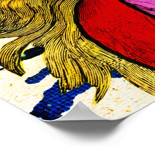 Xanthyra von Michael Moffa Poster (Ecke)