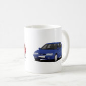 Xantia - 90er französischer Sedan Kaffeetasse (VorderseiteRechts)
