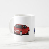Xantia - 90er französischer Sedan Kaffeetasse (Vorderseite Links)
