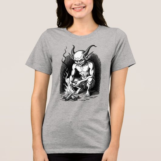 Xaphan feuert den Ofendämon Tri-Blend Shirt (Vorderseite)