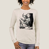 Xaphan Kleiner Dämon, große Funken Tri-Blend Shirt (Vorderseite)