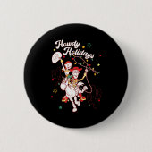 Xar Christmas Howdy Holidays Friends  Button (Vorderseite)