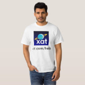 xat_logo, xat.com/help T-Shirt (Vorne ganz)