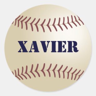 Xavier Baseball Sticker / Siegel