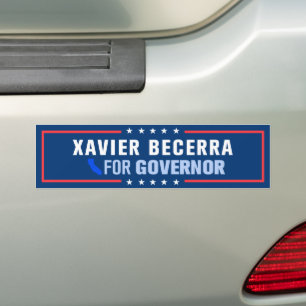 Xavier Becerra für den Gouverneur von Kalifornien Autoaufkleber