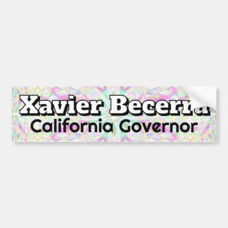 Xavier Becerra Kalifornischer Gouverneur Autoaufkleber