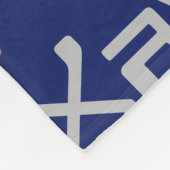 Xavier individuelle Name-Pixelgrafikmonster Fleecedecke (Ecke)