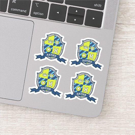 Xavier Initialbuchstabe X individuelle Name tragen Aufkleber (Detail)