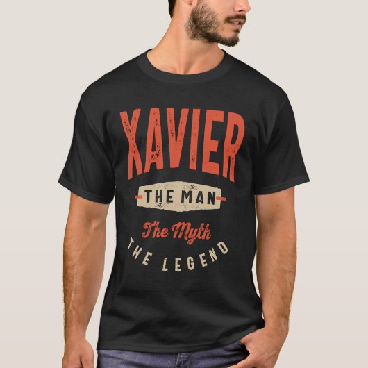 Xavier Name Funny Personalisiert Geburtstag Xavier T-Shirt (Vorderseite)