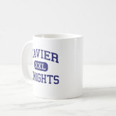 Xavier - Ritter - Highschool - New York New York Kaffeetasse (Vorderseite Links)