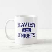 Xavier - Ritter - Highschool - New York New York Kaffeetasse (Links)