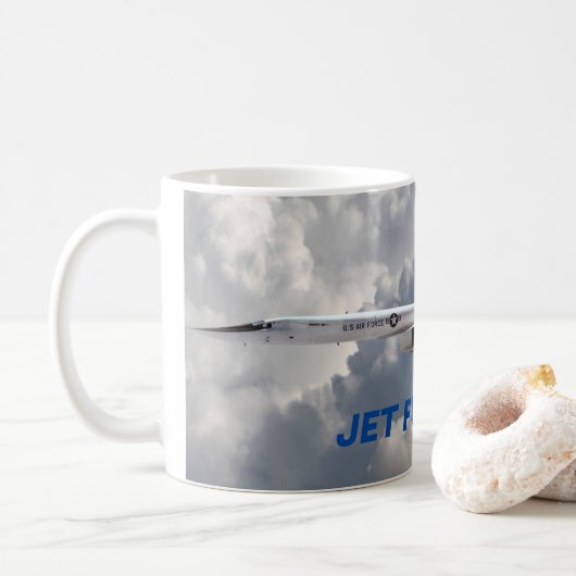XB-70 Tasse "Nur für Jet-Kraftstoff" (Mit Donut)