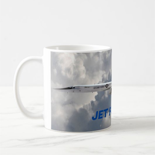 XB-70 Tasse "Nur für Jet-Kraftstoff" (Links)