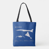 XB-70 Valkyrie - Flugzeugkonzepte ABD Tasche (Rückseite)