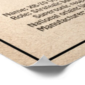 XB-70 Valkyrie - Flugzeugkonzepte SD Poster (Ecke)