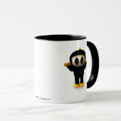 XBlast - schwarzer Spieler Tasse (VorderseiteRechts)