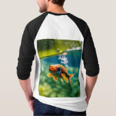 Xbox Logo mit Neon Green Rauch T - Shirt Design. (Rückseite)