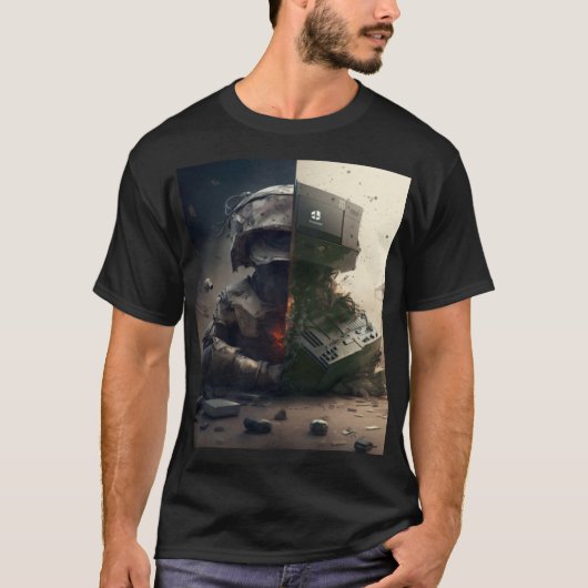 Xbox vs. PlayStaytion T-Shirt (Vorderseite)