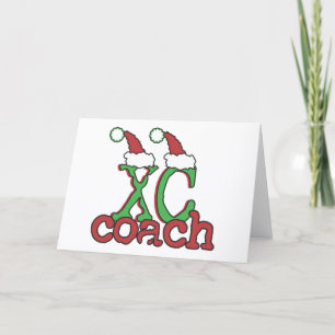 XC Cross Country Coach - Weihnachtskarte Feiertagskarte