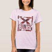 XC Cross Country-Läufer T-Shirt (Vorderseite)