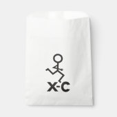 XC Cross Country Runner Fvor Bags Geschenktütchen (Vorderseite)