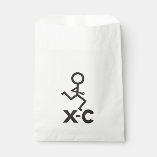 XC Cross Country Runner Fvor Bags Geschenktütchen (Vorderseite)