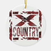 XC Cross Country Runner Keramikornament (Vorne)