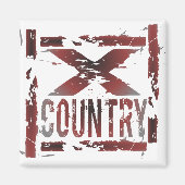 XC Cross Country Runner Magnet (Vorne)