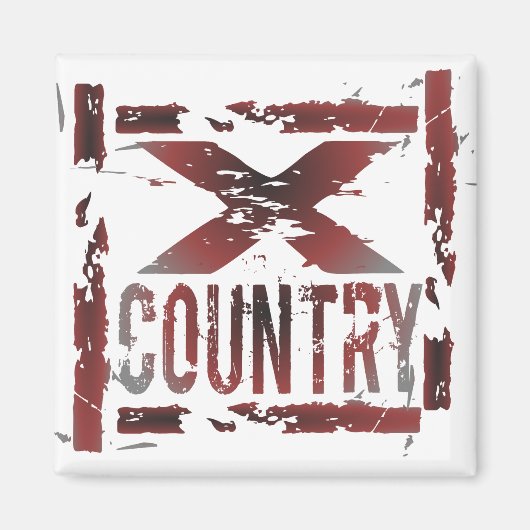XC Cross Country Runner Magnet (Vorne)