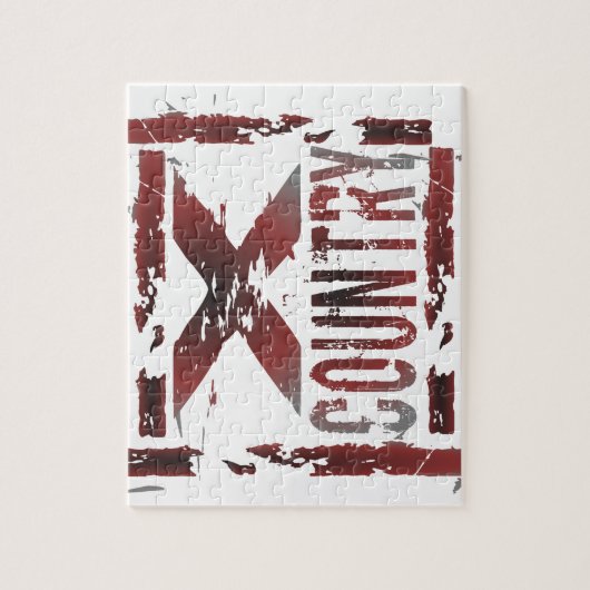 XC Cross Country Runner Puzzle (Vertikal)