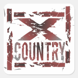 XC Cross Country Runner Sticker