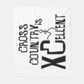 XC Cross Country Running XCellent © Fleecedecke (Vorderseite)