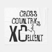 XC Cross Country Running XCellent © Fleecedecke (Vorderseite (Horizontal))