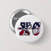 XC CROSS COUNTRY-USA-FLAGGE EINGEWICKELT BUTTON (Vorne & Hinten)