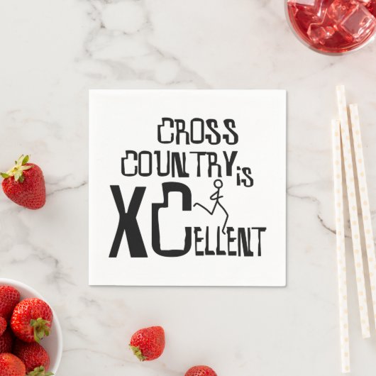 XC Cross Country © XCellent Runner Serviette (Beispiel)
