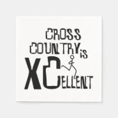 XC Cross Country © XCellent Runner Serviette (Vorderseite)