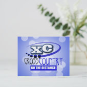 XC CROSS LAND GREIFEN ZUR FERNSEHUNG POSTKARTE (Stehend Vorderseite)