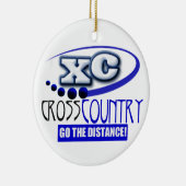 XC GEHEN DIE ABSTANDS-CROSS KERAMIKORNAMENT (Rechts)