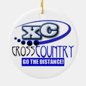 XC GEHEN DIE ABSTANDS-CROSS KERAMIKORNAMENT (Hinten)