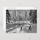 XC Grüße von Tahoe! Postkarte (Vorne/Hinten)